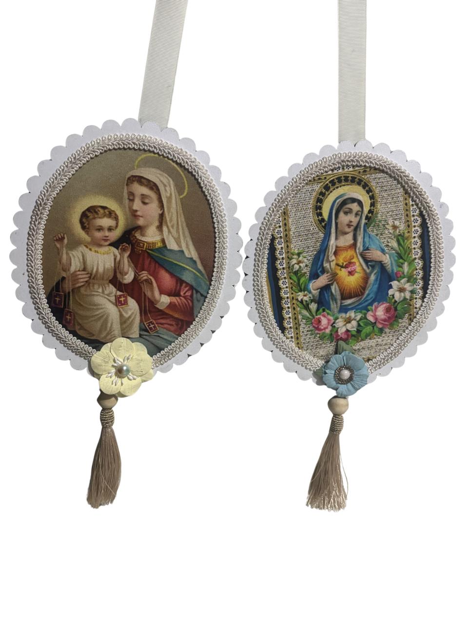 ESCAPULARIO DE PORTA SAGRADO CORAÇÃO DE MARIA